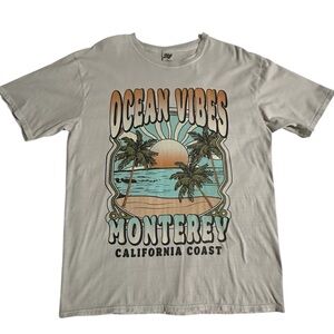 Ocean Vibes Monterey California Coast Graphic Tee.